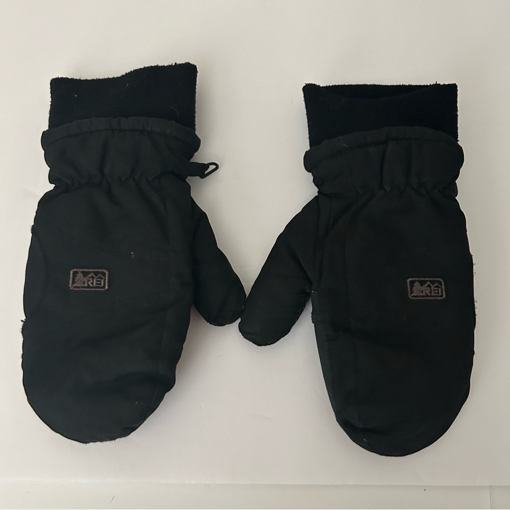 ⭐ REI EI Kids Unisex Black Mittens Gloves XXS